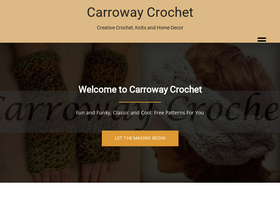 'carrowaycrochet.com' screenshot