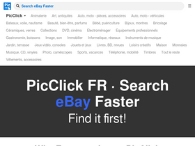 'picclick.fr' screenshot