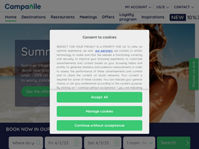 'campanile.com' screenshot