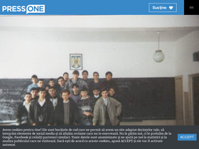 'pressone.ro' screenshot