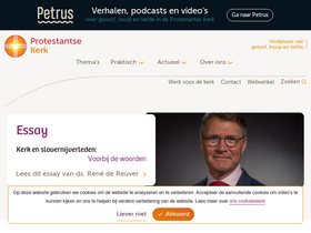 'protestantsekerk.nl' screenshot