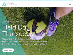 'atlantadowntown.com' screenshot