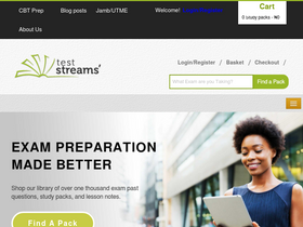 'teststreams.com' screenshot