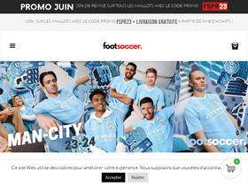 'footsoccerpro.co' screenshot