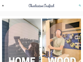 'charlestoncrafted.com' screenshot