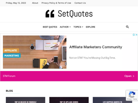 'setquotes.com' screenshot