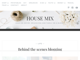 'housemixblog.com' screenshot