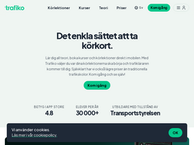 'trafiko.se' screenshot