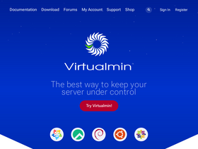 'new.virtualmin.com' screenshot