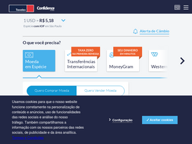 'confidencecambio.com.br' screenshot