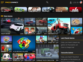 'pacogames.com' screenshot