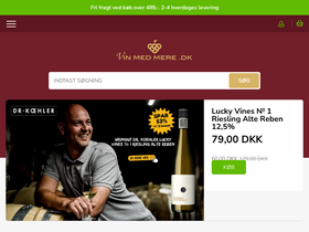 'vinmedmere.dk' screenshot