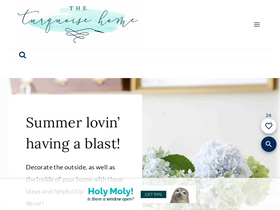 'theturquoisehome.com' screenshot