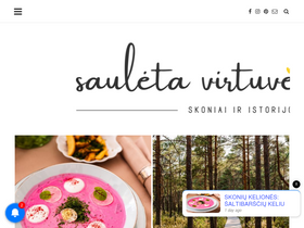 'sauletavirtuve.lt' screenshot