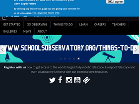 'schoolsobservatory.org' screenshot