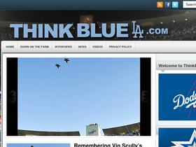 'thinkbluela.com' screenshot