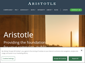 'aristotle.com' screenshot