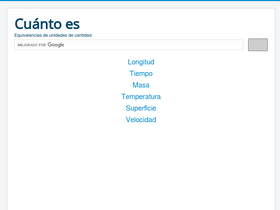 'cuantoes.net' screenshot