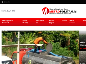'metropolitan.id' screenshot