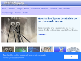 'inovacaotecnologica.com.br' screenshot