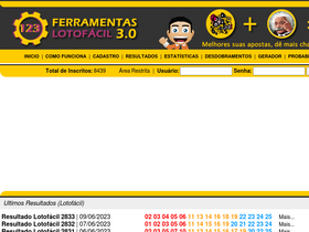 'ferramentaslotofacil.com.br' screenshot