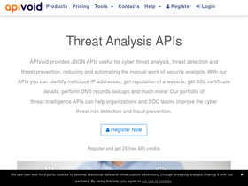 'apivoid.com' screenshot