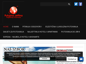 'putujmojeftino.com' screenshot