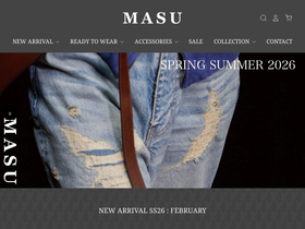 masu-onlinestore.com homepage screenshot