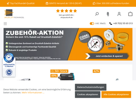 'druckluft-fachhandel.de' screenshot