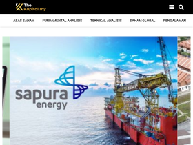 'thekapital.my' screenshot