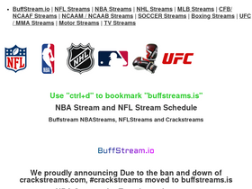 Ncaaf streams buffstreams new arrivals