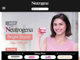 'neutrogena.in' screenshot