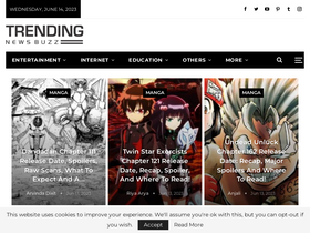 'trendingnewsbuzz.com' screenshot