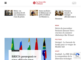 'lanouvelletribune.info' screenshot