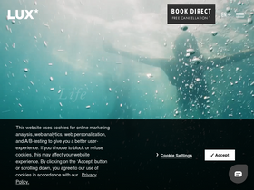 'luxresorts.com' screenshot