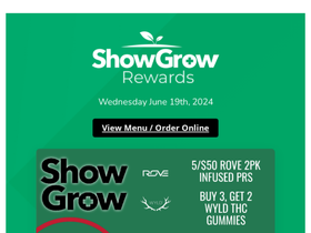'showgrowvegas.com' screenshot