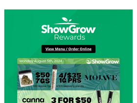 'showgrowvegas.com' screenshot