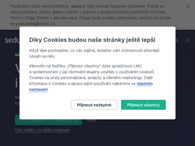 'seduo.cz' screenshot