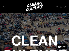 cleancultureevents.com homepage screenshot