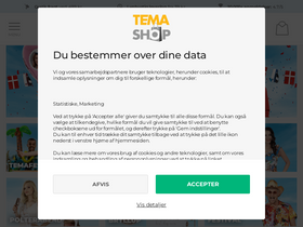 'temashop.dk' screenshot