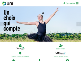 'acadie.com' screenshot