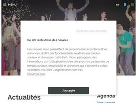 'u-cergy.fr' screenshot