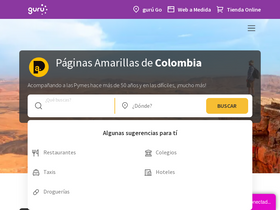 'paginasamarillas.com.co' screenshot