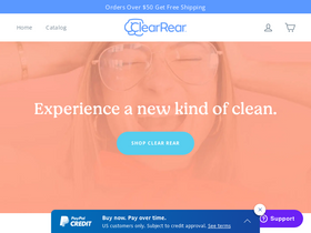 Getaclearrear homepage screenshot