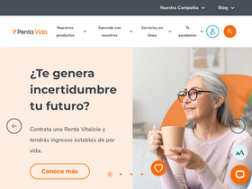 'pentavida.cl' screenshot