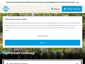 'topparkenverkoop.nl' screenshot