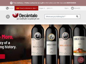 'decantalo.com' screenshot