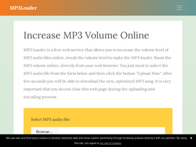 'mp3louder.com' screenshot