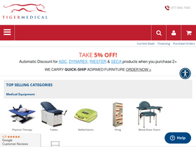 'tigermedical.com' screenshot