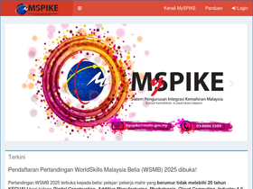 'myspike.my' screenshot